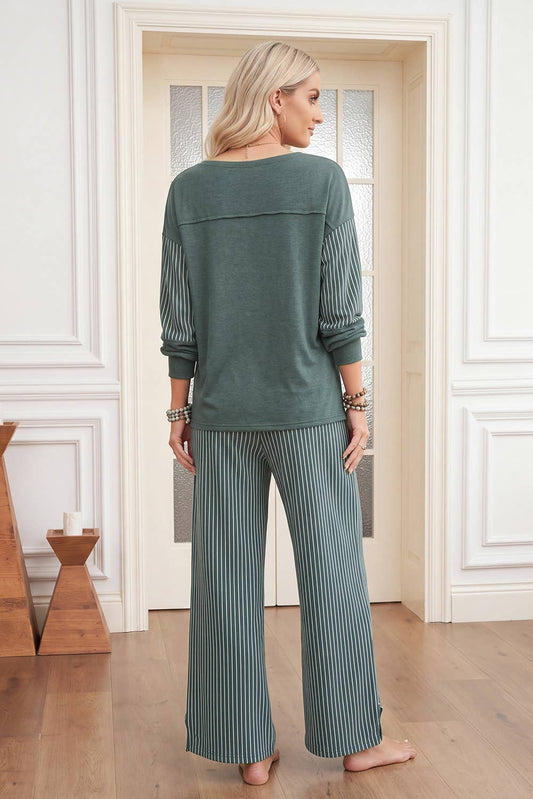 Striped Lounge Set