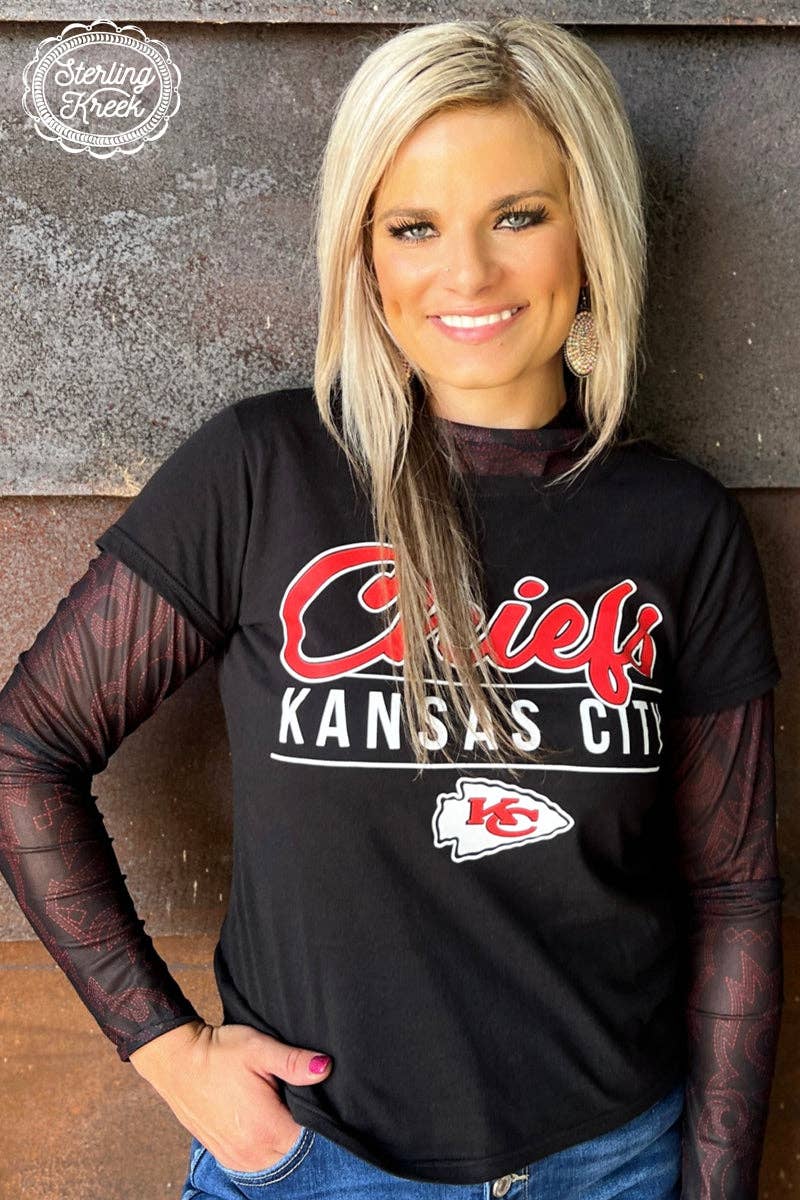 Bonfire Nights Mesh Top Red