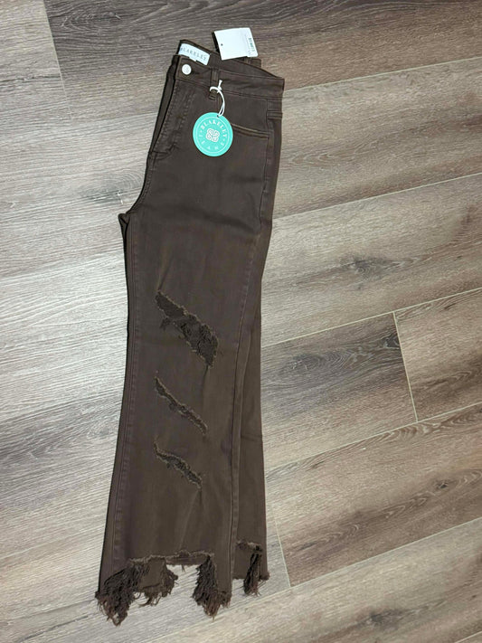 Brown Urban distressed jeans