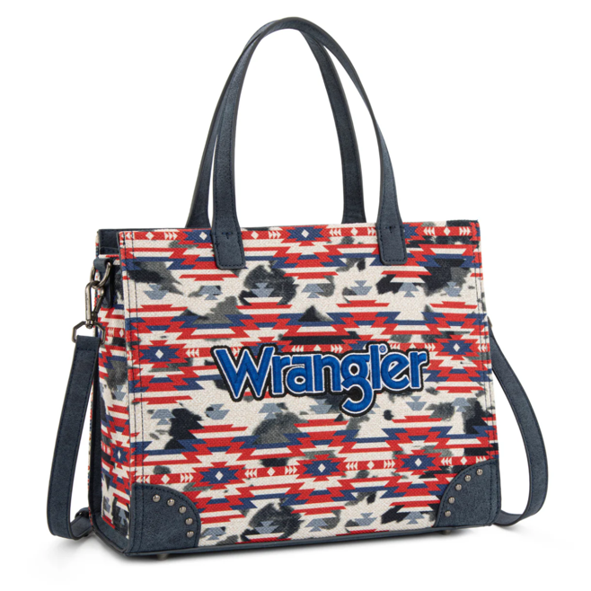 MONTANA WEST WRANGLER AZTEC PRINT TOTE/CROSSBODY
