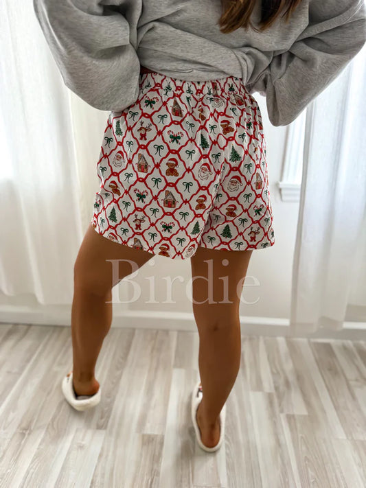 Xmas Cotton Boxer Shorts
