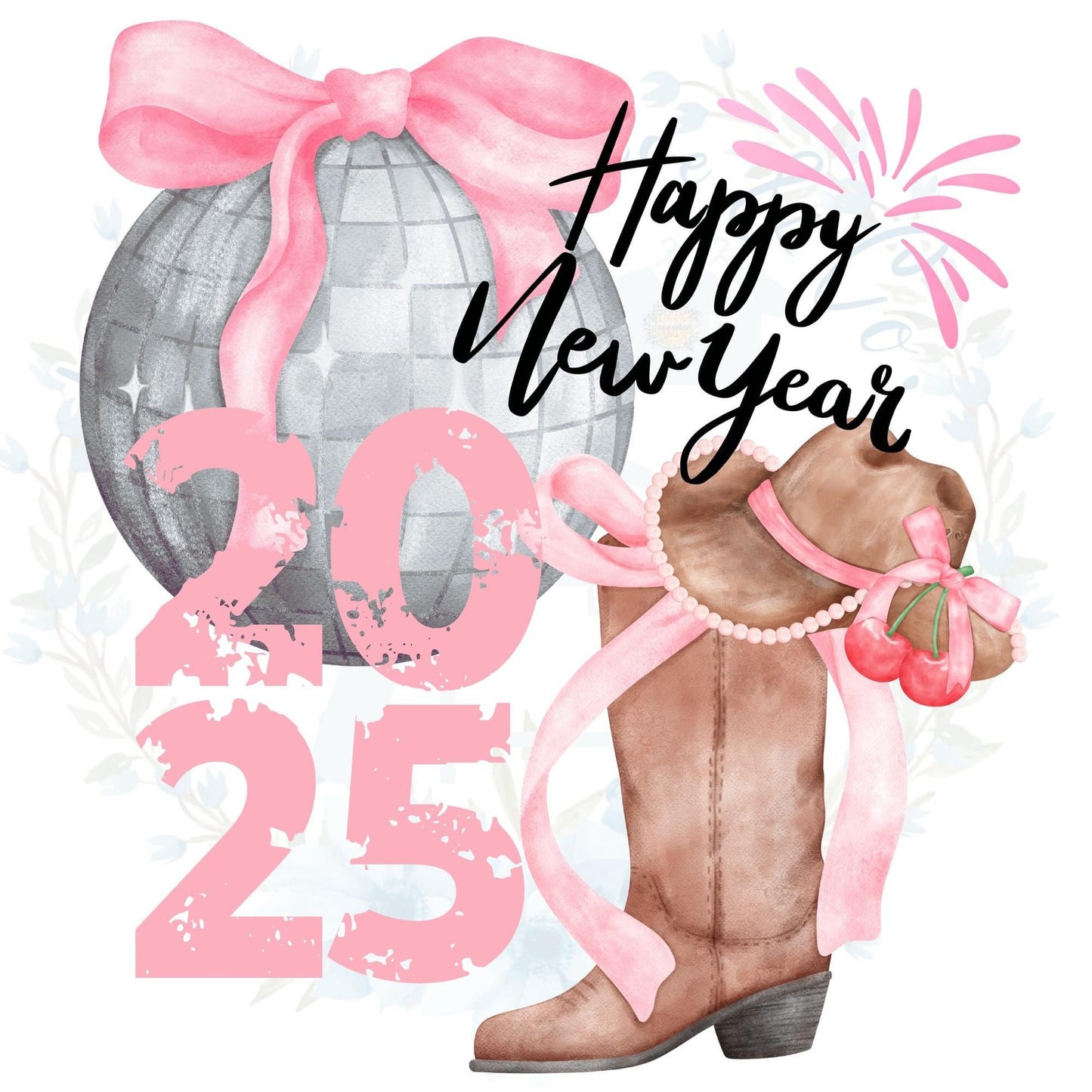 2025 New Year Crewneck with Earrings Bundle