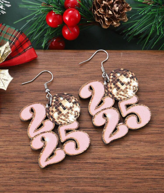 2025 New Year Crewneck with Earrings Bundle