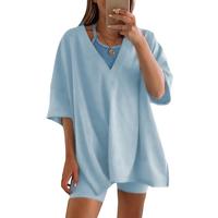 Short Sleeve Oversized 2 piece set