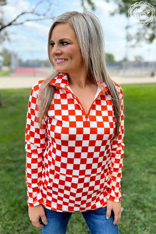Pep Rally Pullover - Orange