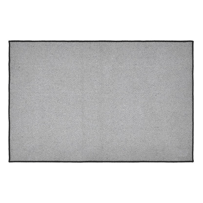 Annie Buffalo Check Black Polyester Rug Rect 24x36