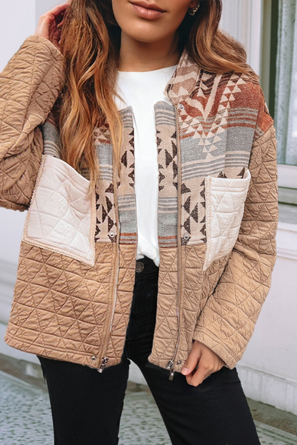 Aztec Quilted Jacket