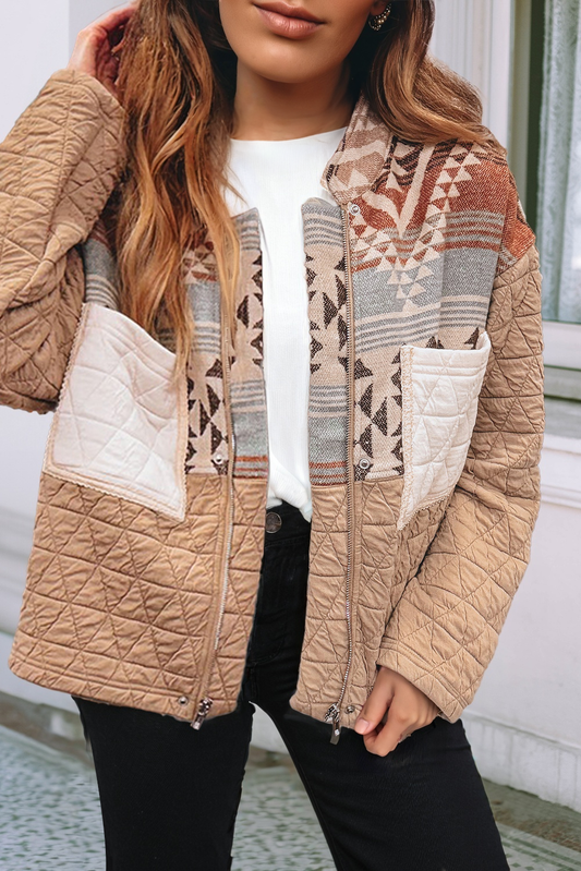 Aztec Quilted Jacket