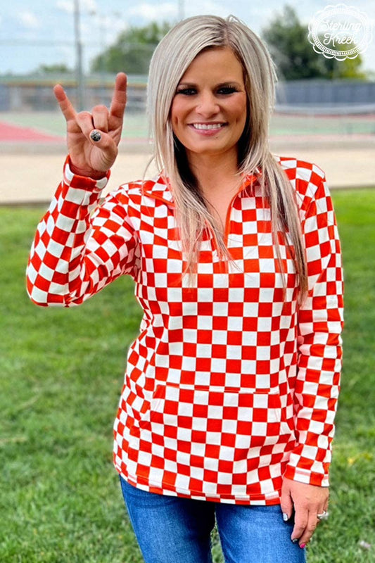 Pep Rally Pullover - Orange