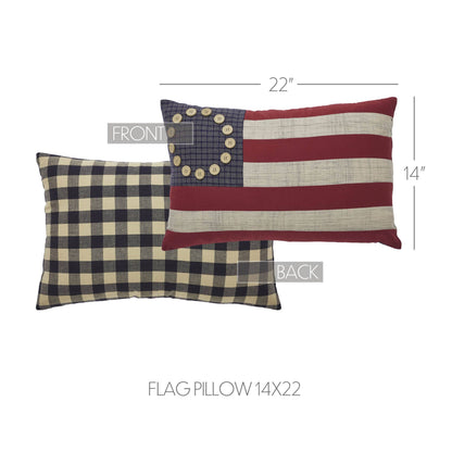 My Country Flag Pillow 14x22