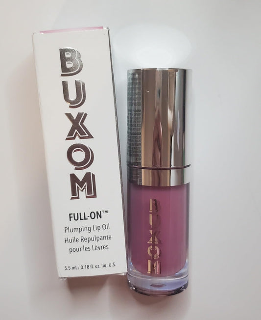BUXOM Full-On Plumping Glossy Lip Oil, Nourishing & Hydrating Tinted Lip Gloss