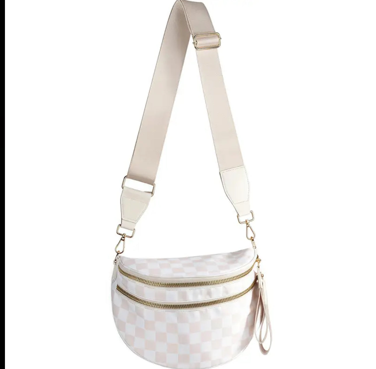 Viral Checkered Bum Bag