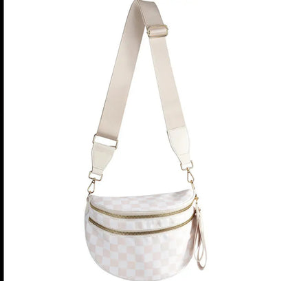 Viral Checkered Bum Bag