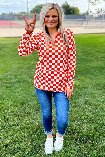 Pep Rally Pullover - Orange