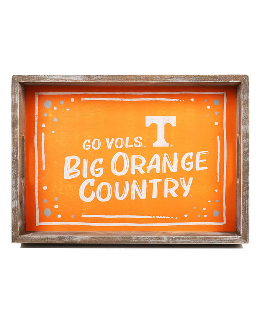 Tennessee Spirit Wood Rectangle Tray