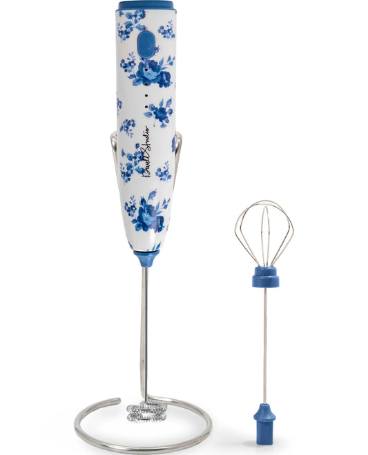 Dwell Studio Blue Printed Milk Frother