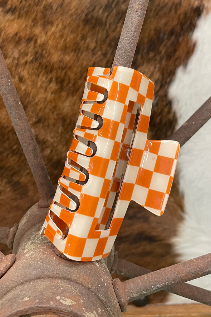 Checked Funky Frontier - Orange