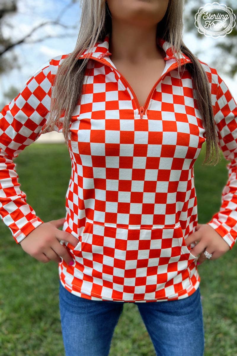 Pep Rally Pullover - Orange