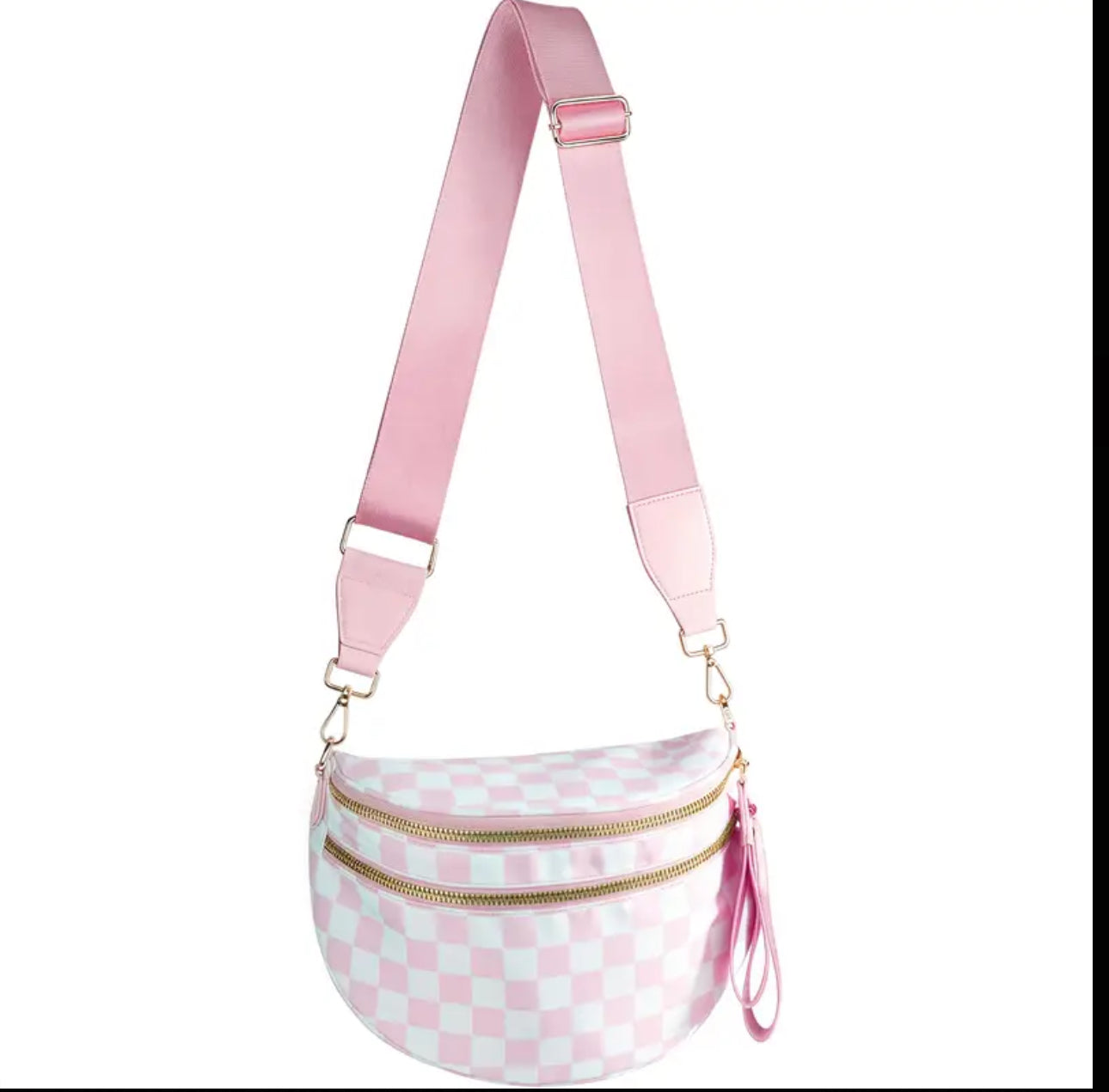 Viral Checkered Bum Bag