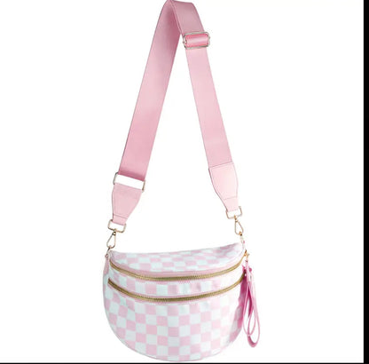 Viral Checkered Bum Bag