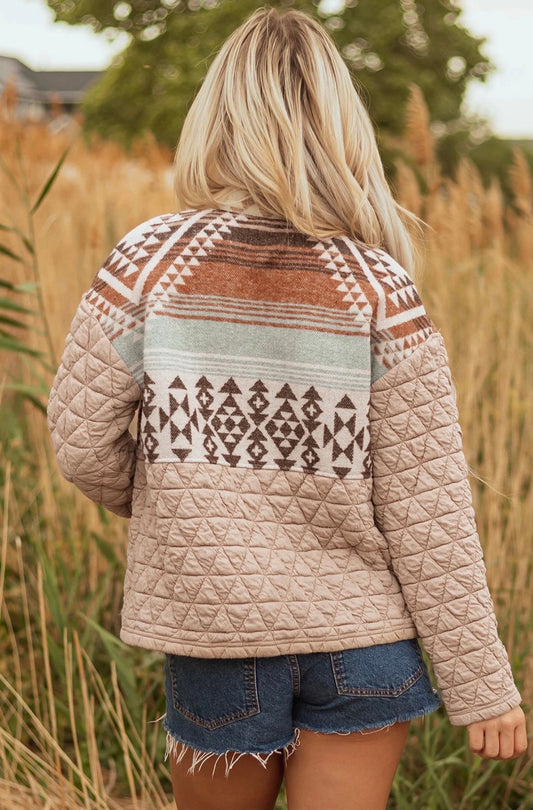 Aztec Quilted Jacket