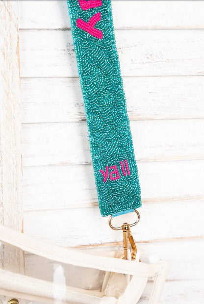 Cowgirl beaded strap