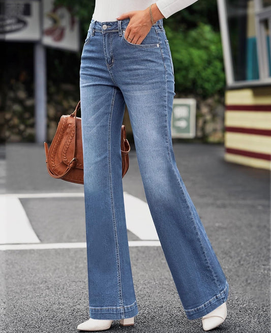 Wide legged vintage wash Jeans