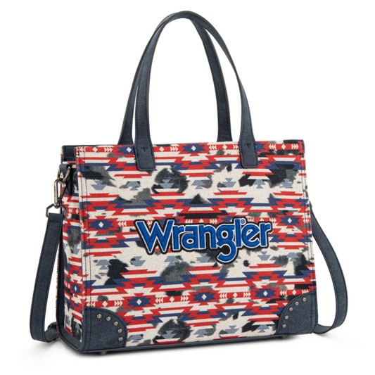 MONTANA WEST WRANGLER AZTEC PRINT TOTE/CROSSBODY