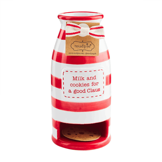 Mud Pie Santa’s Milk and Cookies Jar