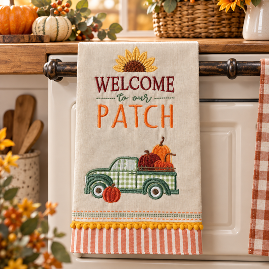 Welcome to the Patch Tea Towel