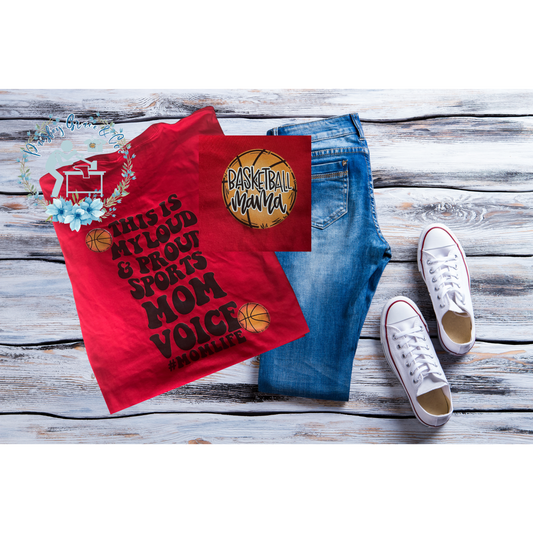 Loud Basketball Mom Tshirt