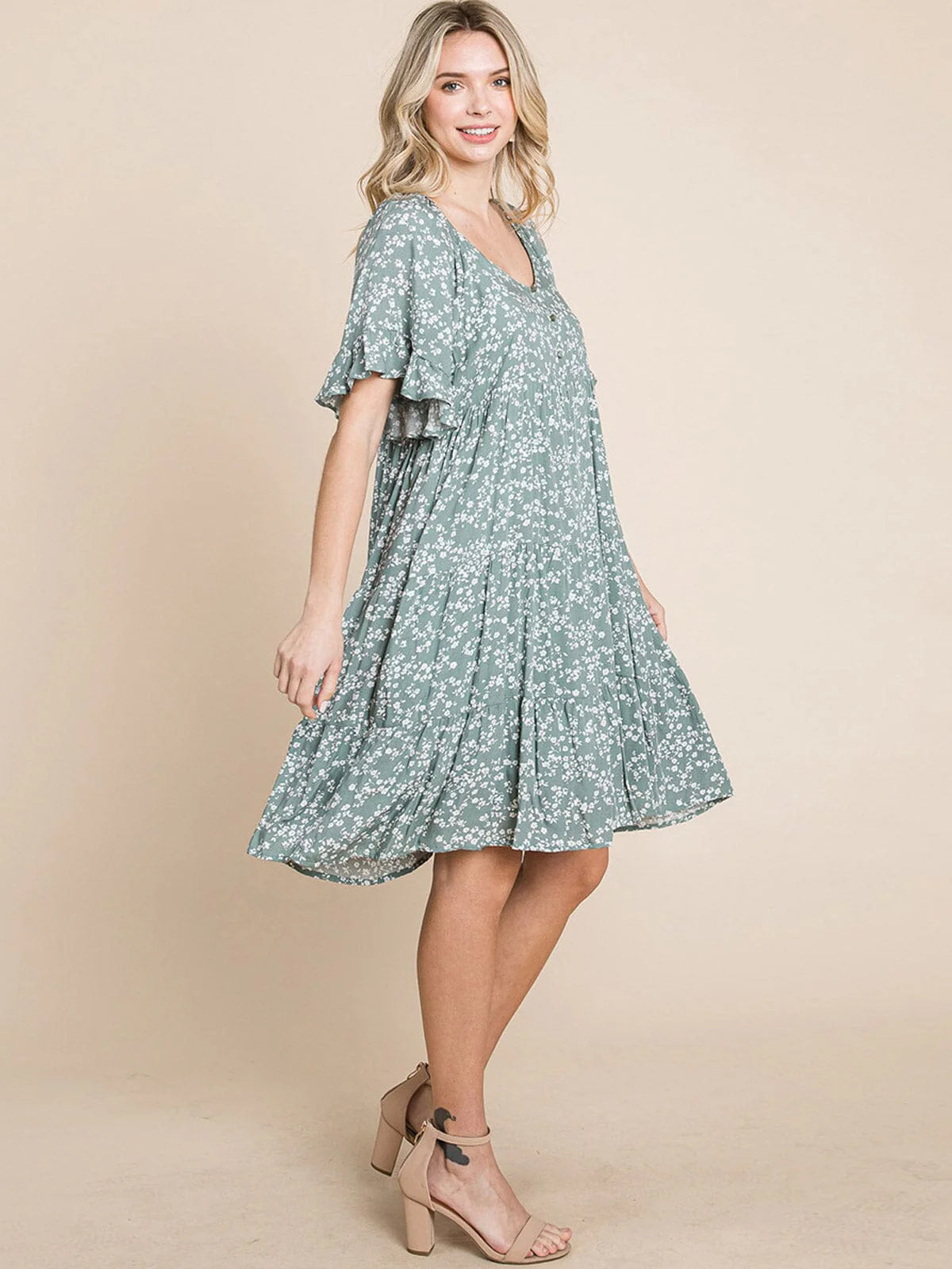 Grace Flutter Midi Dress