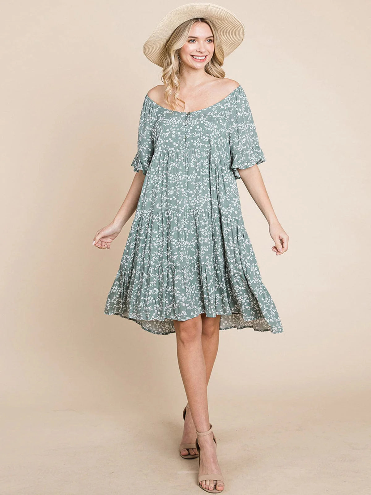 Grace Flutter Midi Dress