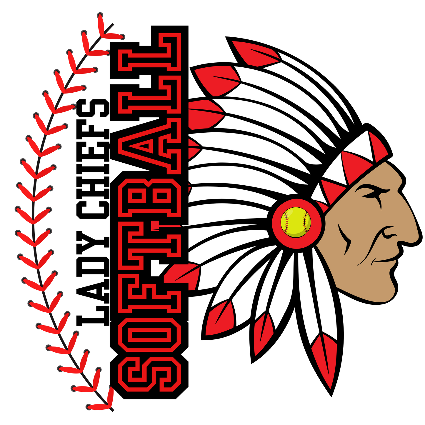 Lady Chiefs Softball/Chiefs Baseball Shirts
