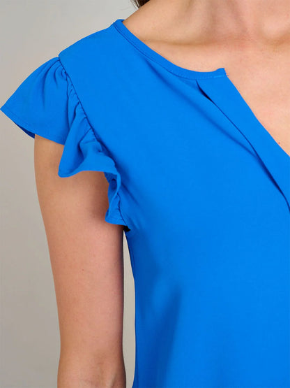 On the go V neck Blouse