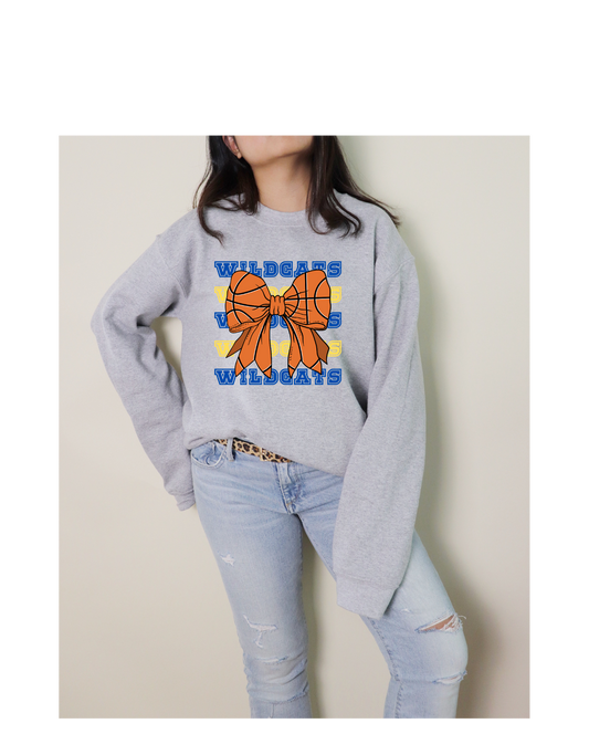 Wildcats Crewneck with Bow