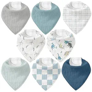 Grace & Giggles Boys Muslin Bib