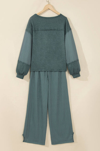 Striped Lounge Set