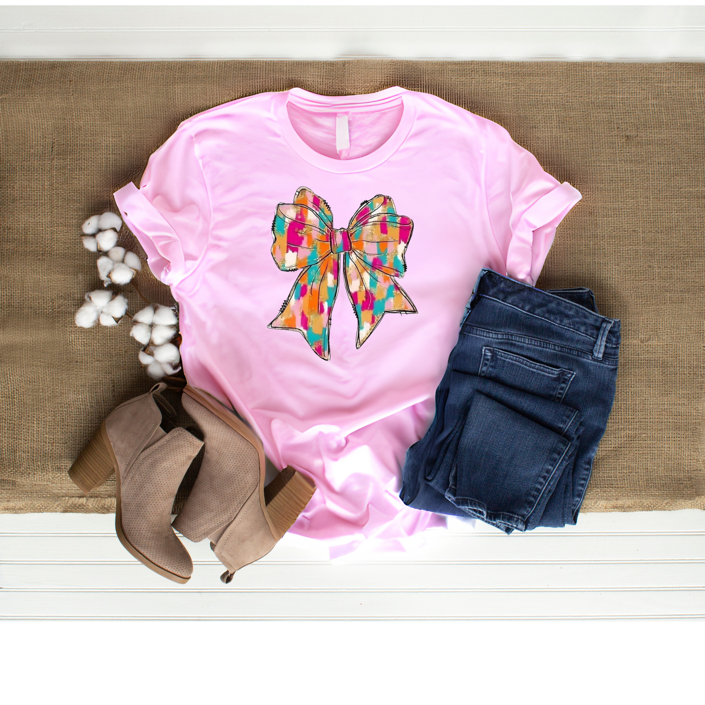 Watercolor Bow TShirt