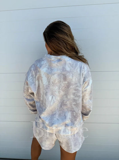 The Butter Camo Set in Vanilla Cream