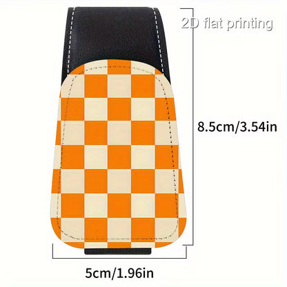 Tennessee Checkered Car Visor Clip