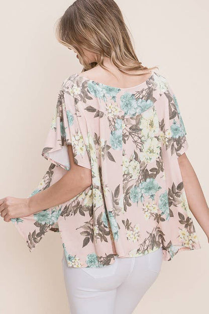 Spring Floral Swing Top