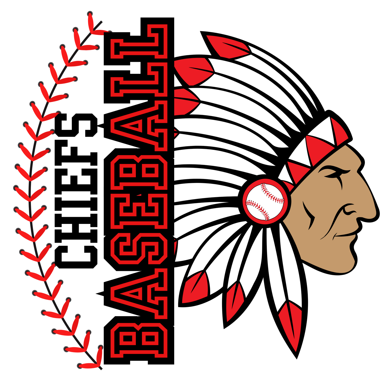 Lady Chiefs Softball/Chiefs Baseball Shirts