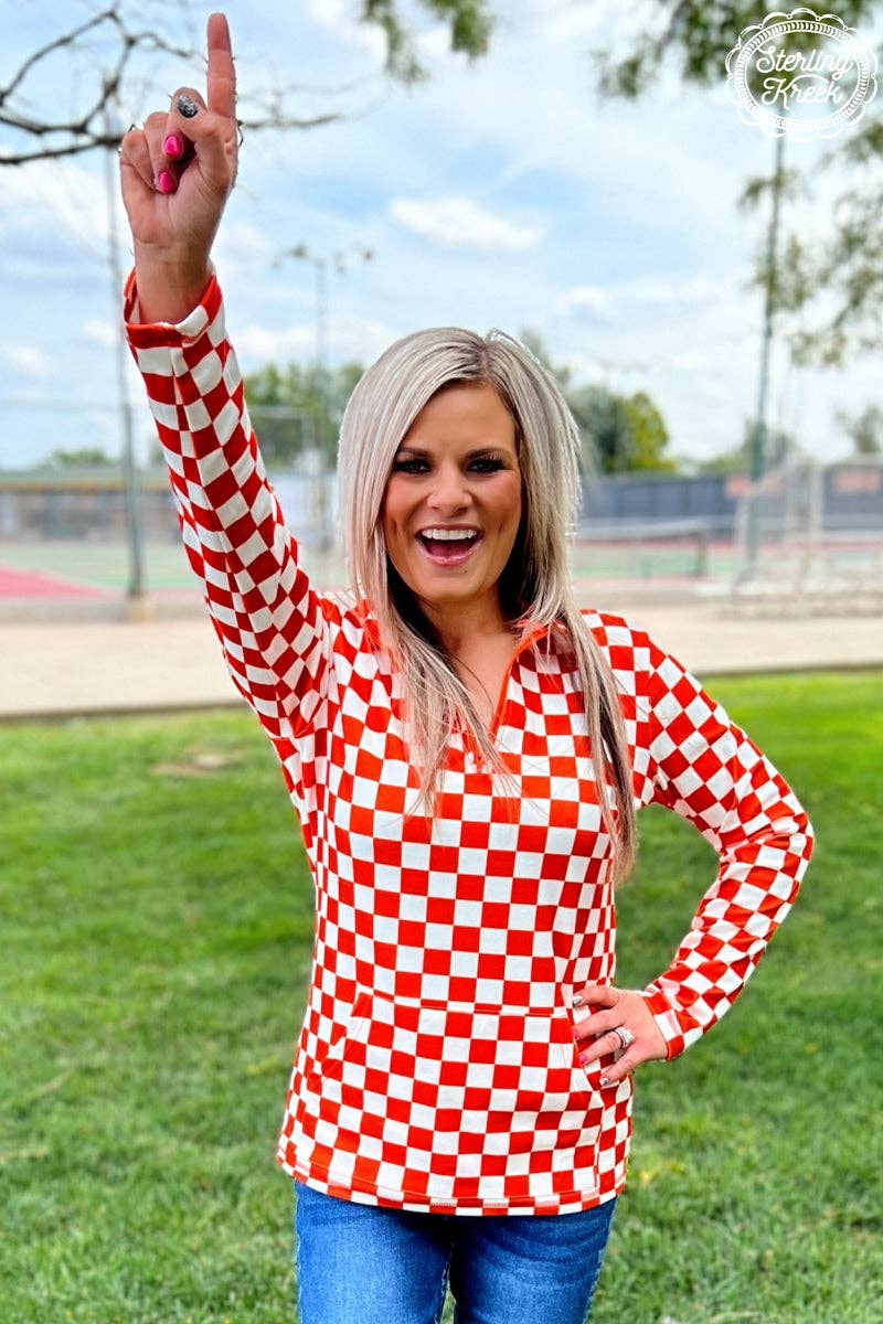 Pep Rally Pullover - Orange