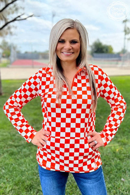 Pep Rally Pullover - Orange