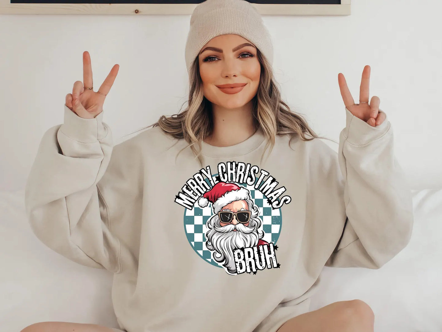 Merry Christmas BRUH-Comfort Color Tee