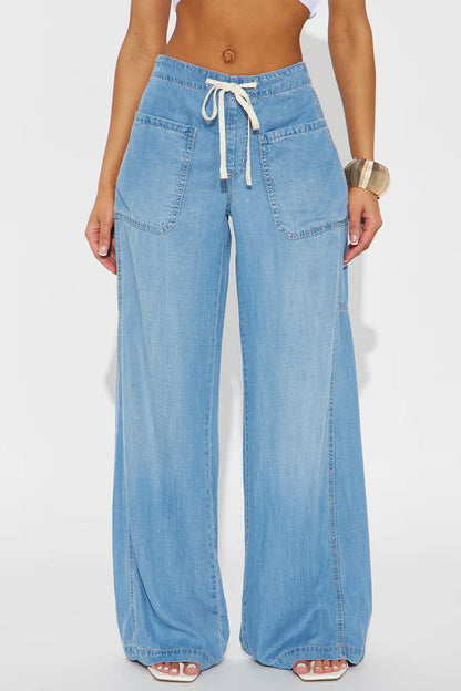 Relaxed fit Wide Leg Jeans