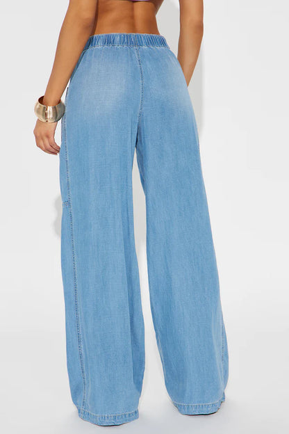 Relaxed fit Wide Leg Jeans