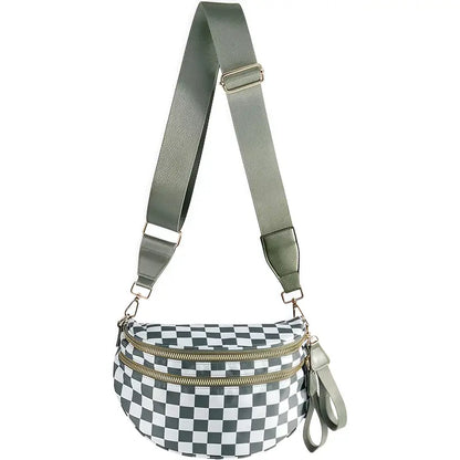 Viral Checkered Bum Bag