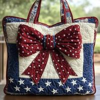 Quilted "MERICA" totes